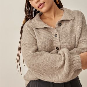 Reformation Belvedere Oversized Sweater